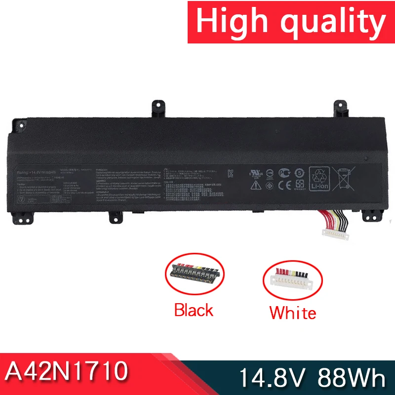 

NEW A42N1710 14.8V 88Wh laptop Battery For ASUS ROG Strix GL702VI GL702VI-1A Series A42LM5H 0B110-00490000
