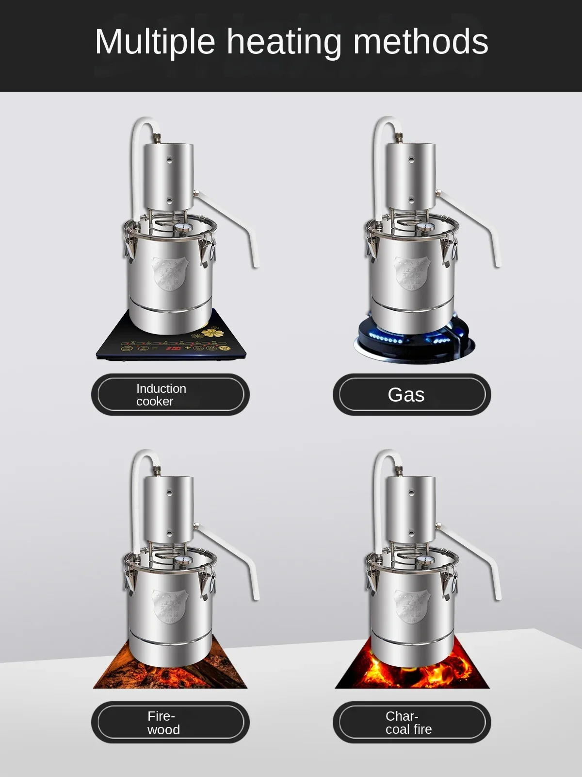 Small Home Wine Maker Distiller Equipment for Brewing and Distilling 304 3