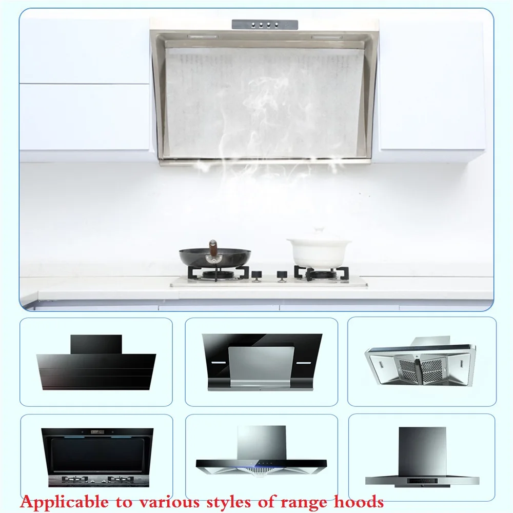 46cmx5M Cooker Hood Extractor Fan Protection Filter Kitchen Oil Filter Paper Non-woven Absorbing Paper Anti Oil Cotton Filters