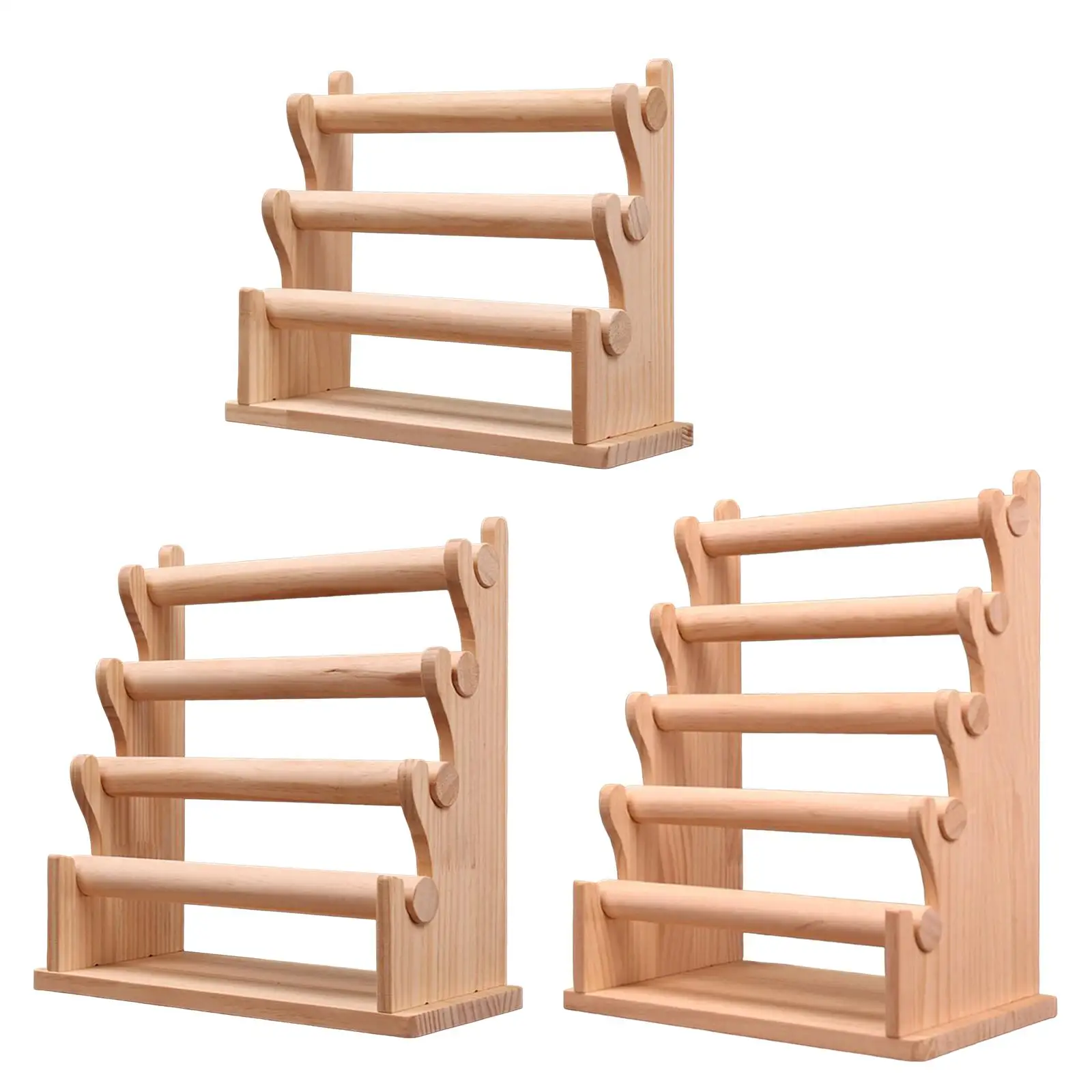 Elegant Bracelet Holder Removable Wristwatch Rack Stable Durable Multi Layer Stylish Wooden Display Stand Rack for Showcase