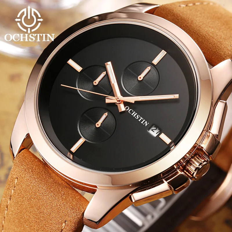 ochstin pilot series multi-function quartz movement waterproof watch new 2024 fashion gorgeous men's quartz watch