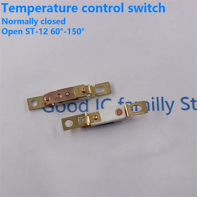 Open Temperature Controller ST-12 110-150 Degrees Normally Closed Wall Hanging Furnace Switch Hair Dryer Heat Protector