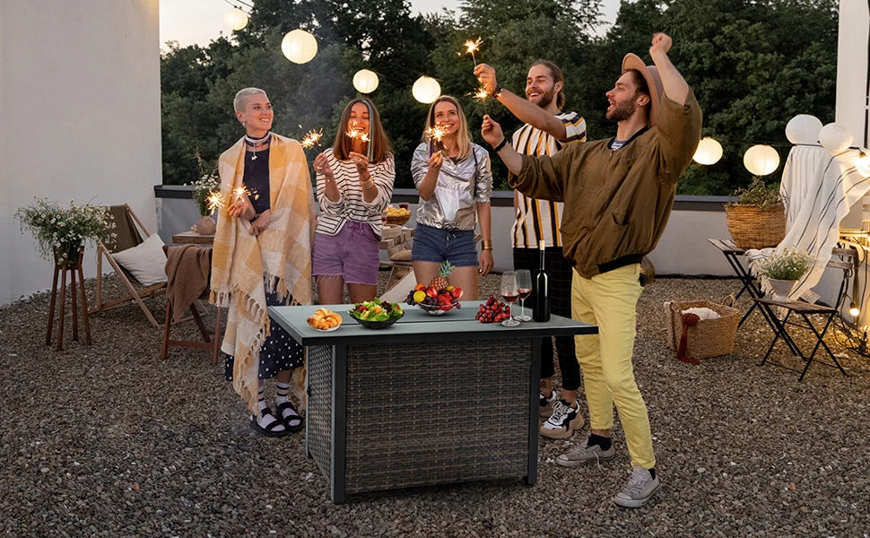 Propane Fire Pit Table