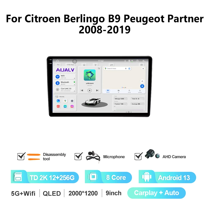Peugeot Bipper CarPlay / Android Auto nachrüsten | alle Baureihen