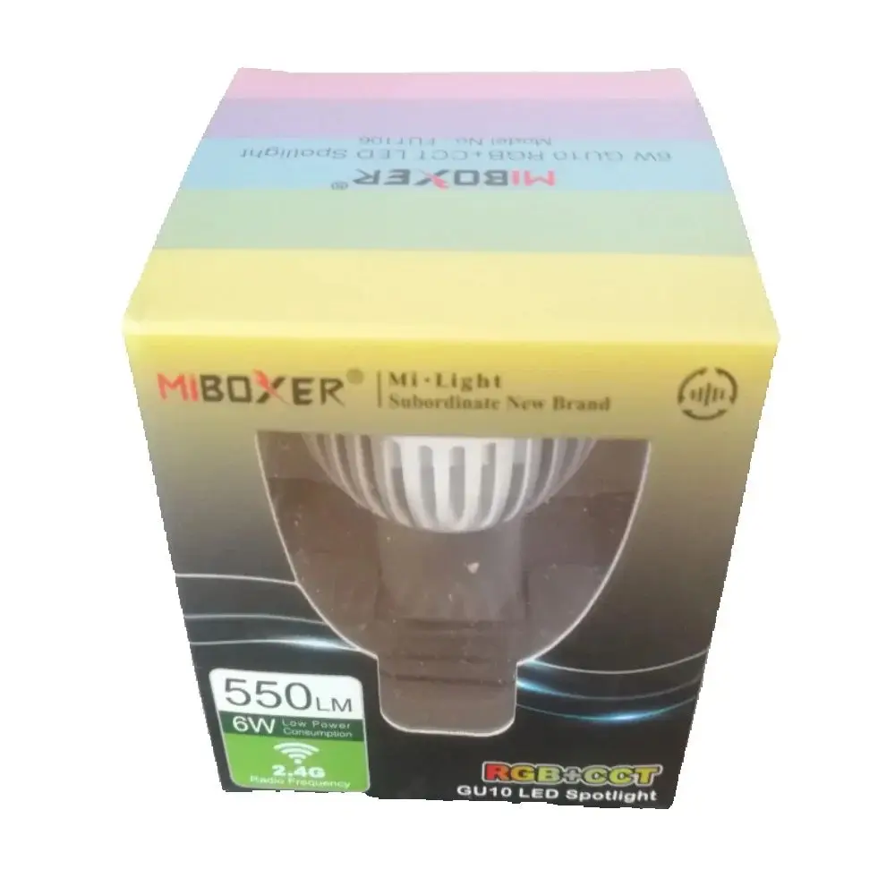 FUT106 GU10 dimmable led spot lamp 100-240V 6W