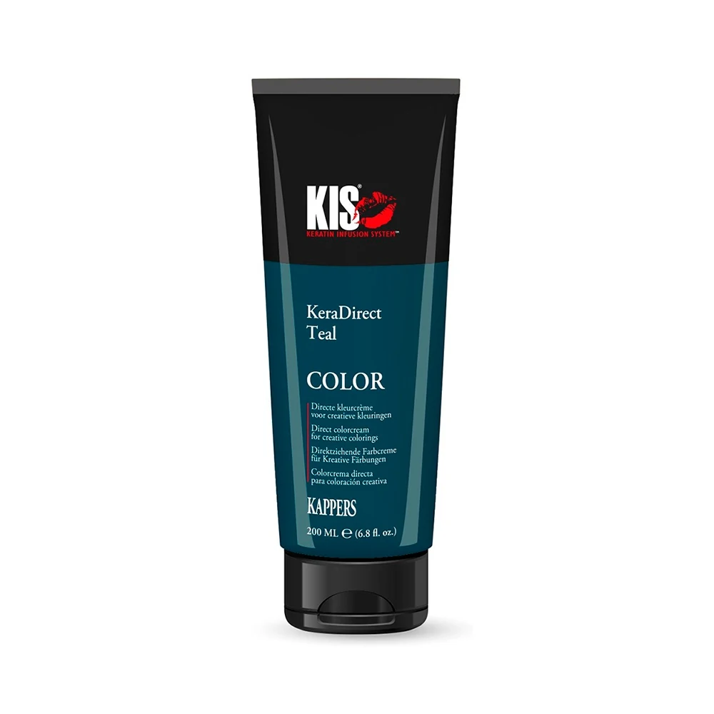 KIS KeraDirect Teal (Изумрудный) - кератиновая безаммиачная краска для волос прямого