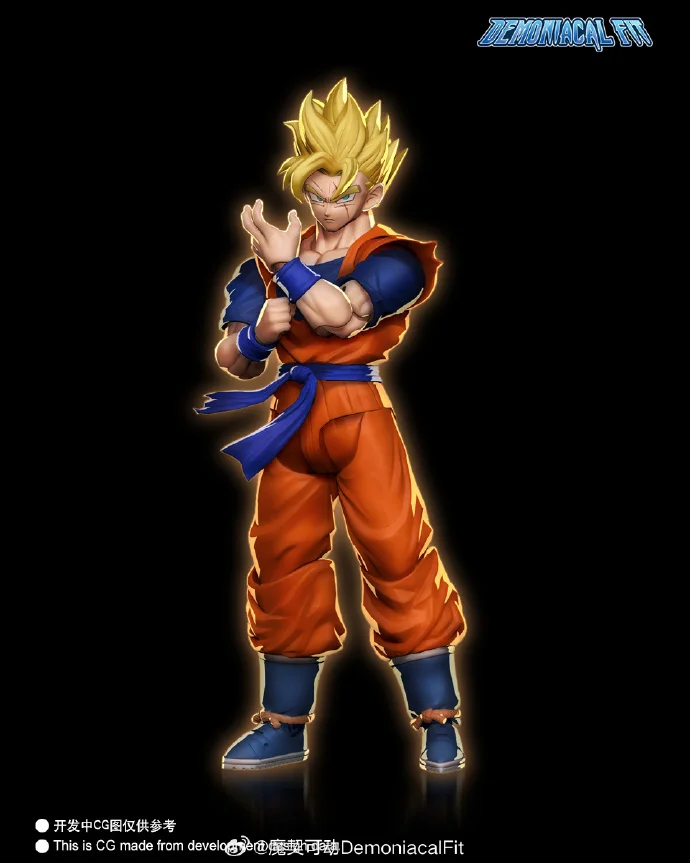 데모니칼 핏 드래곤볼 퓨처 손오반 트루 워리어 에디션 슈퍼 사이야인 1/12 스케일 DBZ 애니메이션 액션 피규어 수집용 장난감