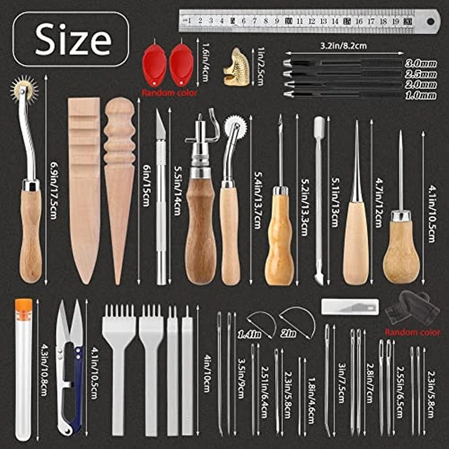 Leather Processing Tools Set  Leather Craft Tools Kit Set - 366pcs/set  Leather - Aliexpress