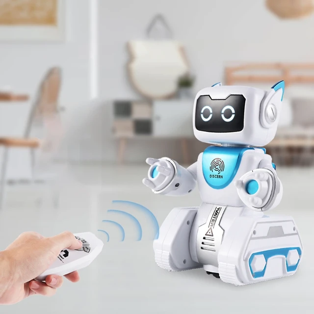 Programmable RC Robotic Remote Control Intelligent Robot Touch Sensing Action Figure Child Learning Toy Gift 3
