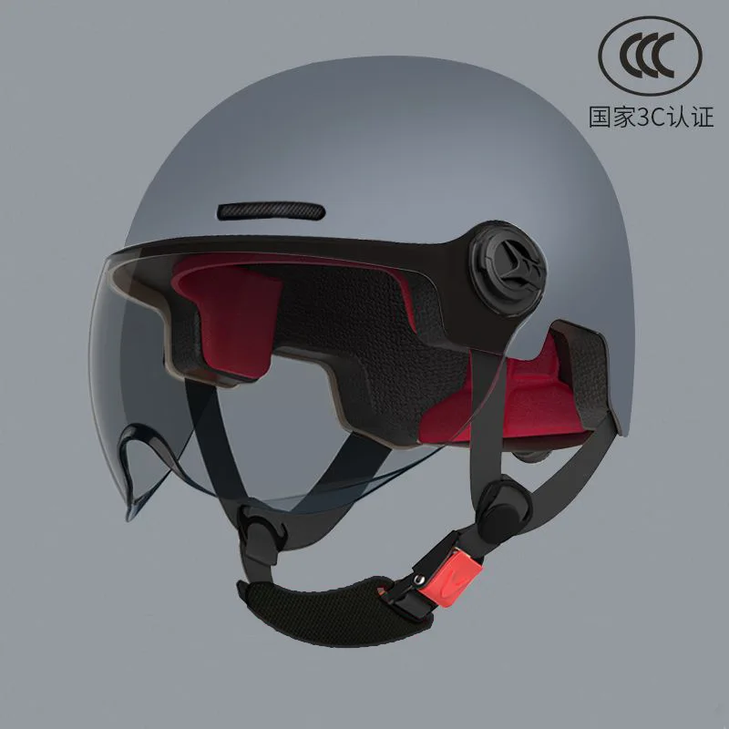 Casco de seguridad para coche eléctrico con certificación 3C para hombre de 70 pulgadas, circunferencia de cabeza extragrande de 65 pulgadas, para coche con batería, mitad superior