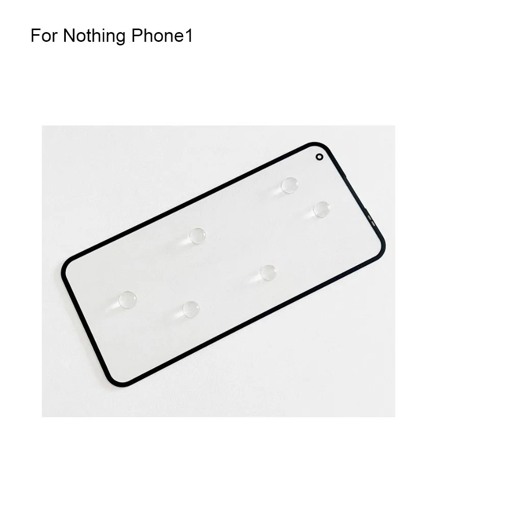 For Nothing Phone1 전면 LCD 유리 렌즈 터치스크린 터치 스크린 패널 For Nothing Phone 2 플렉스 없는 외부 스크린 유리