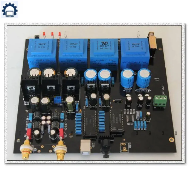 TDA1541 HiFi 오디오 DAC 디코더 디지털 동축/광섬유 USB 입력 디지털 아날로그 변환기