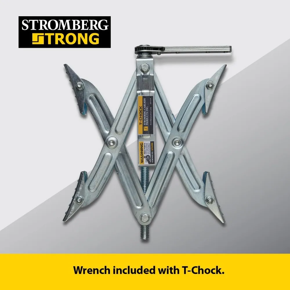JBP-T217.2 Tandem Axle T-Chock - RV Wheel Chock - Camper Wheel Chock Stabilizer Scissor - T-Chocks for RV 3