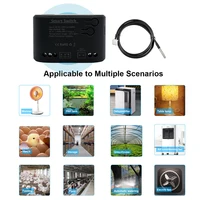 12V 24V 220V 1 Relay Tuya Smart Switch With Temperature Sensor Wifi Module Thermostat Data Monitoring RF433 Remote Control Alexa - Image 3