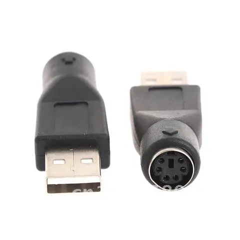 

3 Pieces USB Male Adapter Converter to PS/2 Female for PC Keyboard Mouse