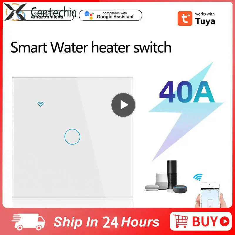 

Переключатель для водонагревателя Tuya с поддержкой Wi-Fi и Alexa Home, 40 А, 8000 Вт