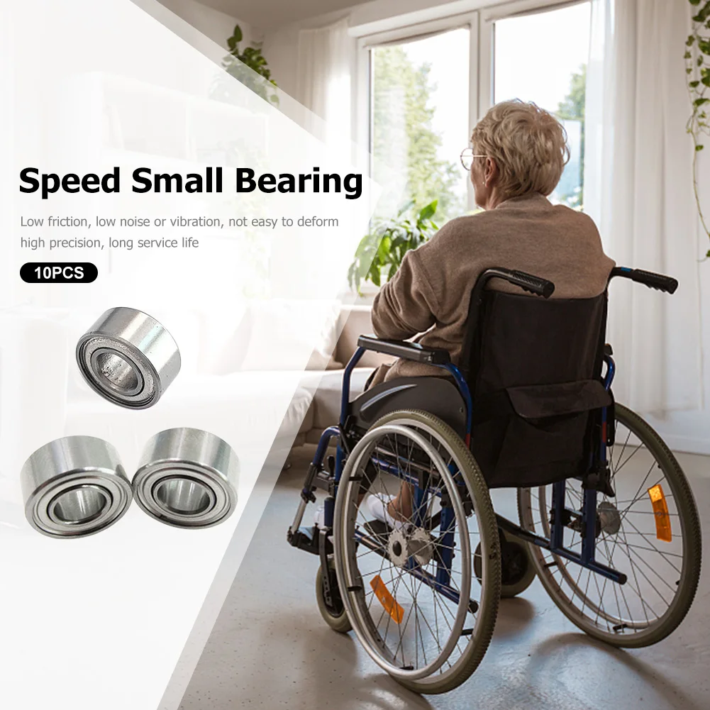 Miniature High Speed Bearing 685ZZ Axle Bearing Quiet Carbon Steel Strong Load Capability Durable Power Transmission Parts