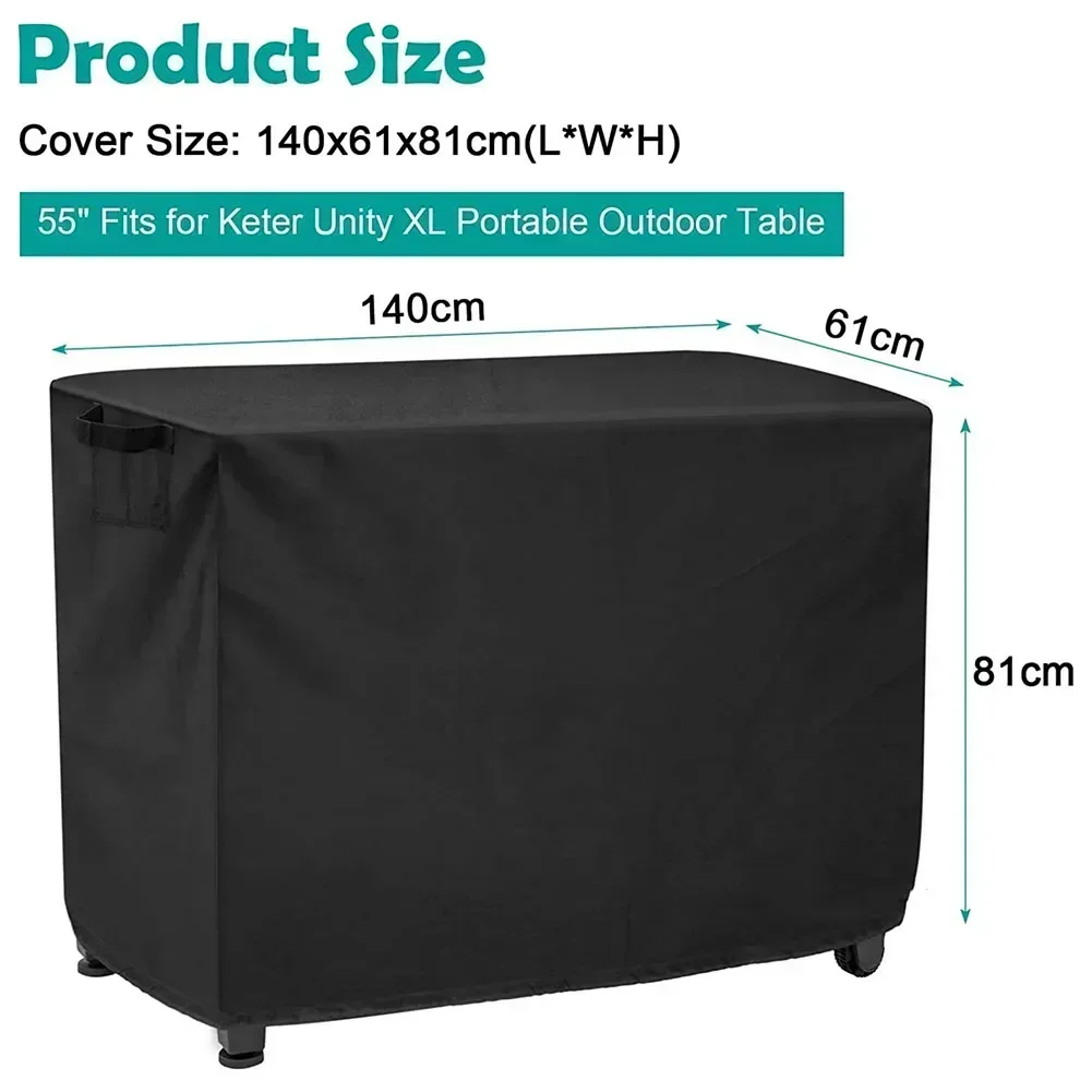 Waterproof Outdoor Prep Movable Dining Cart Pizza Oven Patio Grill Table Cover For Patio Outdoor Kitchen BBQ Gas Grill Cover grill cover pizza oven cover