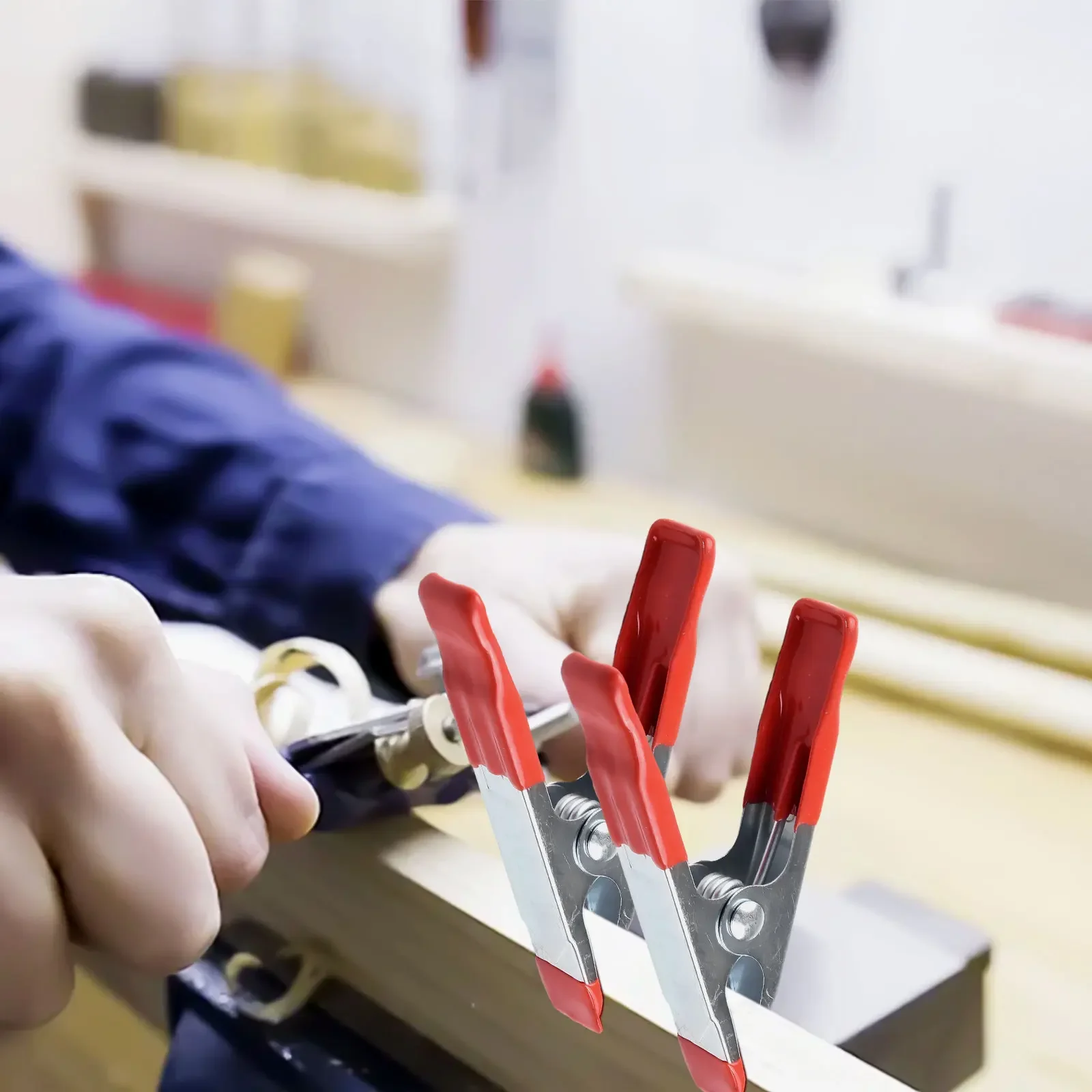 Construction Hanging Plastic Sheets Metal Metal Construction Woodworking Backgrounds Carpentry Clamps Includes