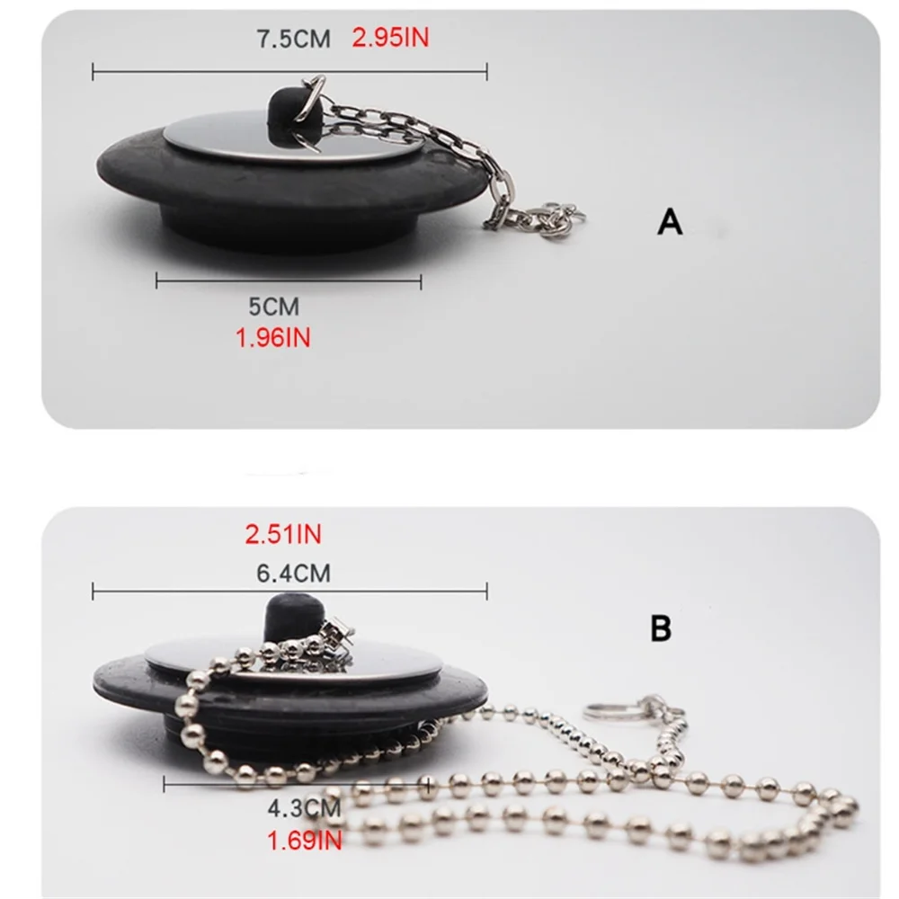 Description Picture 4 of item11 types Stainless Steel Bathtub Hair Catcher Stopper Shower Drain Hole Filter With Handle Sink Strainer Floor Drain For Kitche