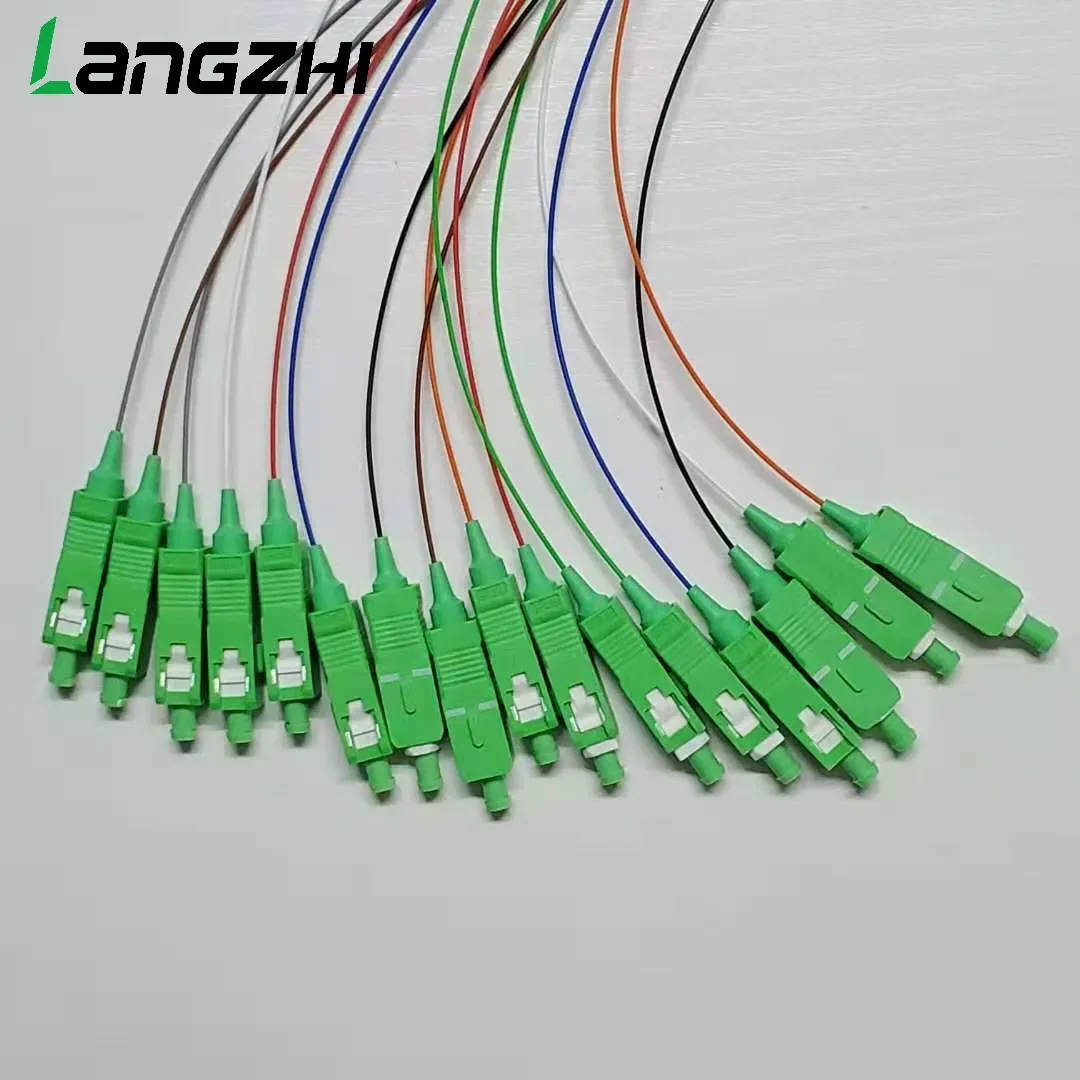 10 pieces SC APC Single Mode Fiber Optical FTTH 0.9mm Mini PLC Splitter 1x16 SC APC Single Mode Fiber Optical PLC Splitter