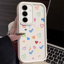 Festive Holiday Soft TPU Phone Case - Christmas & New Year Edition for Samsung A56 (A119 Beige White)