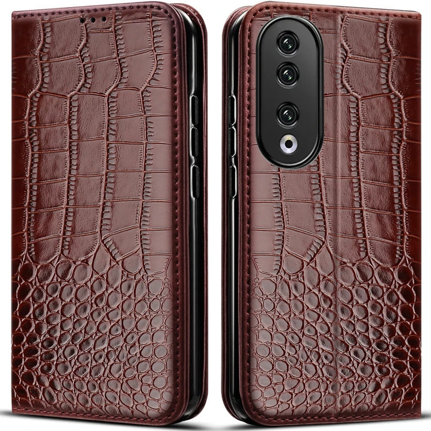 Elegant Leather Flip Book Case with Card Slots