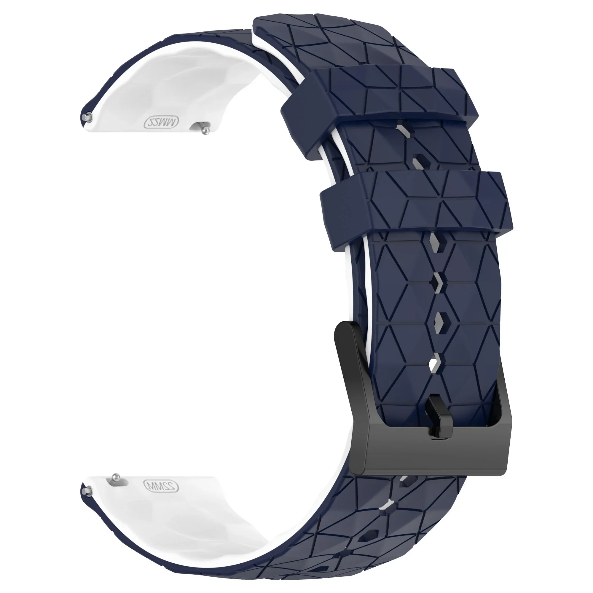 thumbnail image 1 of Correa de silicona de 20 mm y 22 mm para Samsung Galaxy Watch 7/6/5/4 40 44 mm 6 4 Classic Gear S3 Pulsera universal para Huawei GT3 4Pro, 1 of 5