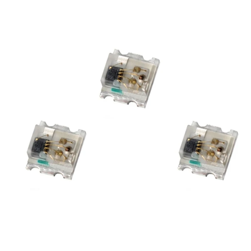 Pixéis endereçáveis da microplaqueta do diodo emissor de luz da cor completa do rgb de digitas de 100 pces dc5v ws2812 2020 conduziram a microplaqueta mini smd para a tela conduzida da tira