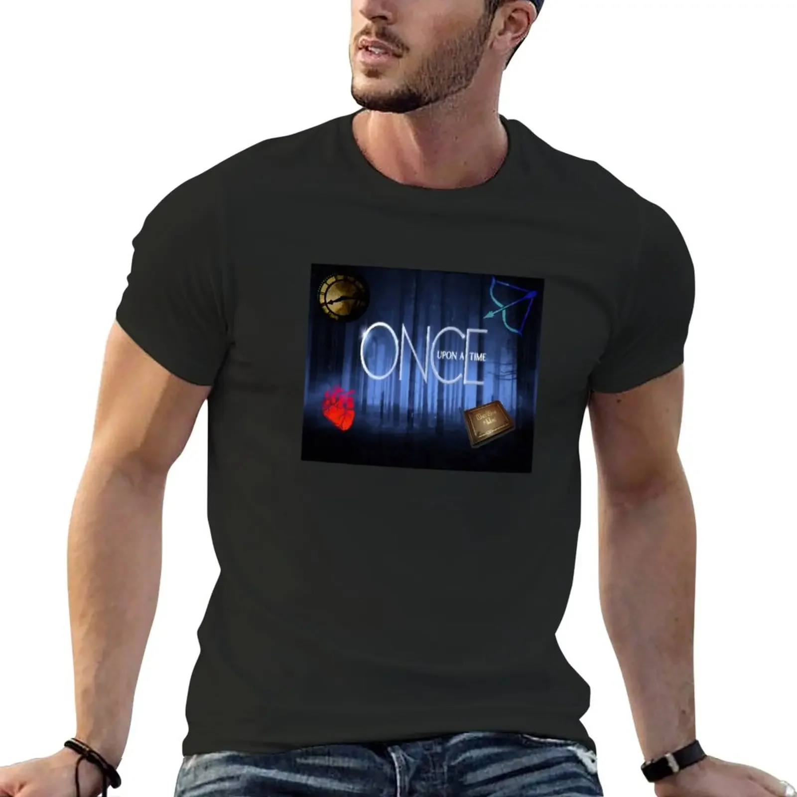 

ONCE UPON A TIME T-Shirt funnys sublime korean fashion clothes for men