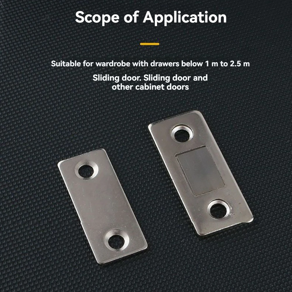 새로운 마그네틱 캐비닛 캐치 초박형 도어 자석 보이지 않는 접착식 서랍 캐치 주방 옷장 도어 클로저 소프트 캐치