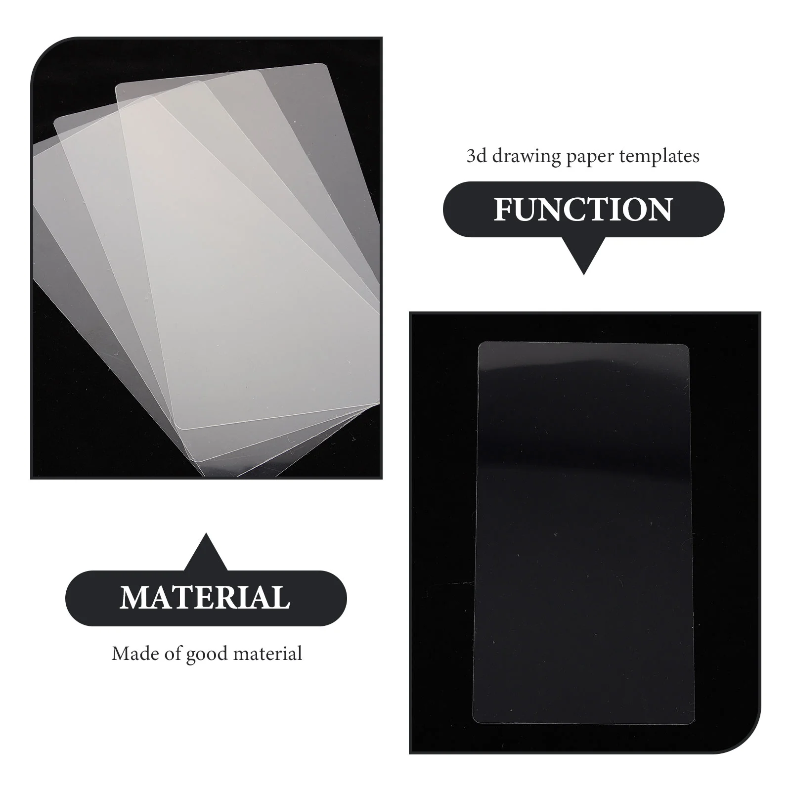 Cutting Mats for Kitchen 3D Printed Pen Copy Board Drawing Tablet Translucent Pad Child