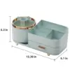 Makeup Organizer Countertop with Drawers 360 Rotating Makeup Brush Holder Large Capacity Skincare Organizer for Vanity Desk 3