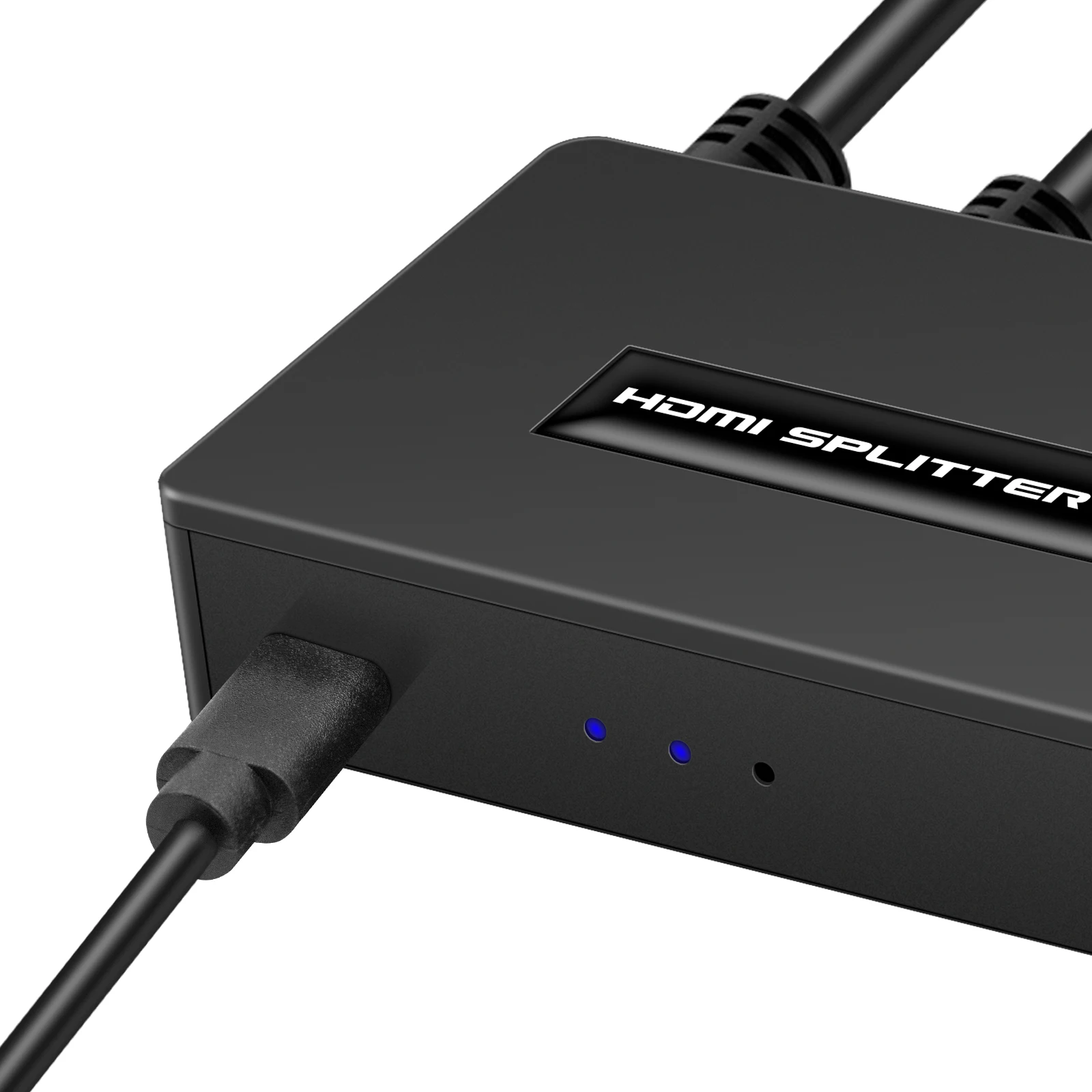 4K 1080p HDCP HDMI-compatible Splitter 1x2 Signal Amplifier Audio Video Distributor Projectors 1 in 2 out for