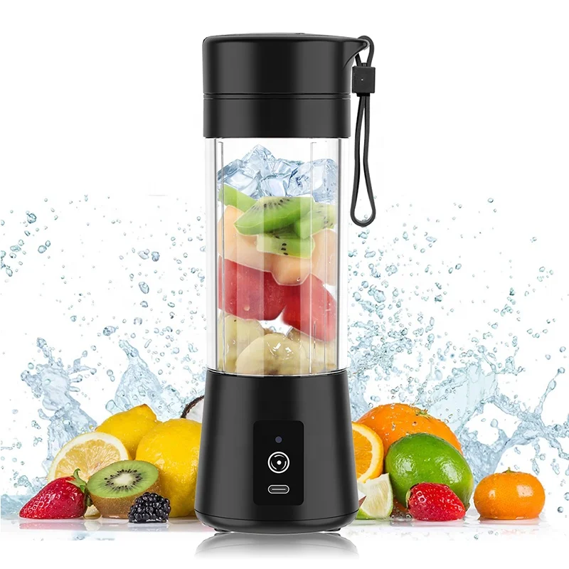 

2021 wholesale portable fruit juicer USB type-C rechargeable personal portable smoothie blender