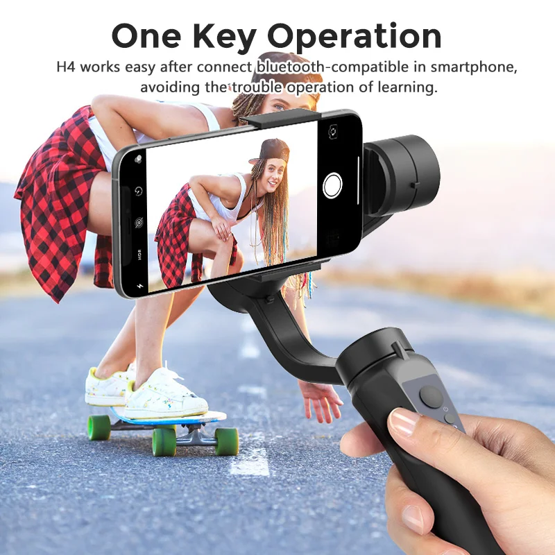 3 Axis H4 Gimbal Cellphone Stabilizer Mobile Balance Shooting