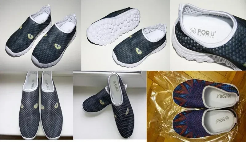Real Dry Flower Print Women Slip On Sneakers Casual Summer Outside Ladies Flats Shoes Brand Design Female Footwear