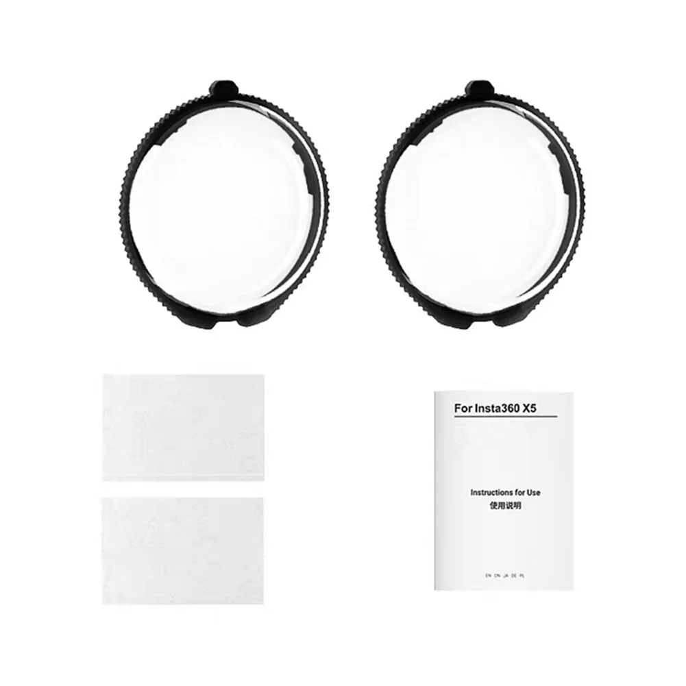 Lens Protective Cover Anti-Scratch Lens Protector Protective Lens Cap Cover for Insta360 X5