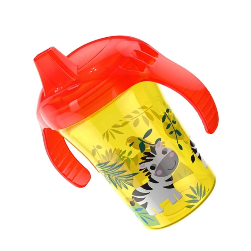 Drinking Water Bottle Baby Water Bottle 260ml 8.8Ounce Sippys Cup Straw Learner Cup