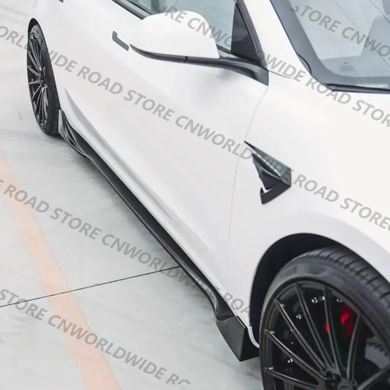 Car Accessories Side Skirts Body Kits For Tesla Model 3 Y Highland