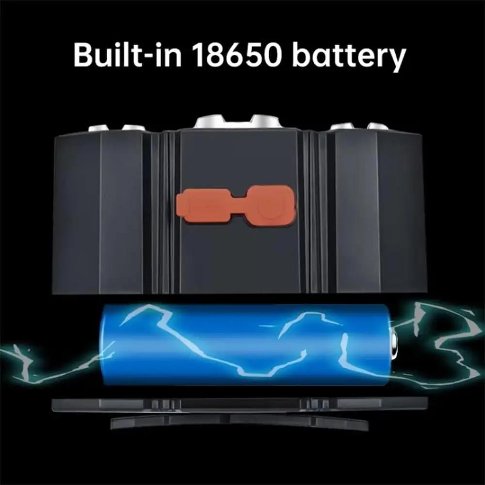 LED 강력 조명 5헤드 야외 방수 낚시등 USB 충전식 초고휘도 헤드 마운트형 손전등