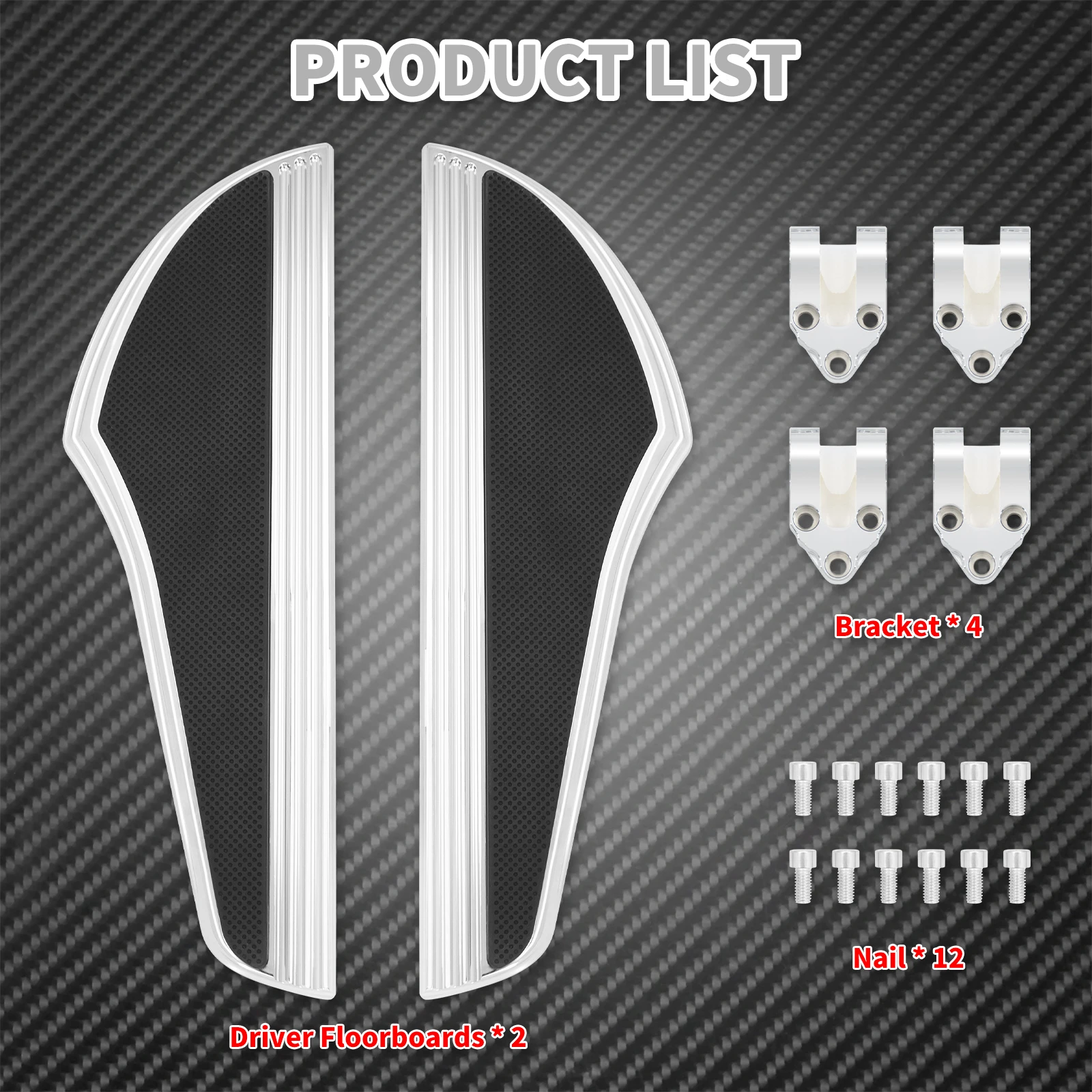 오토바이 드라이버 플로어 보드 라이더 프론트 풋 보드 크롬 Harley Dyna FLD 2012-2016 FL Softail 1986-2017 Touring 1986-2023