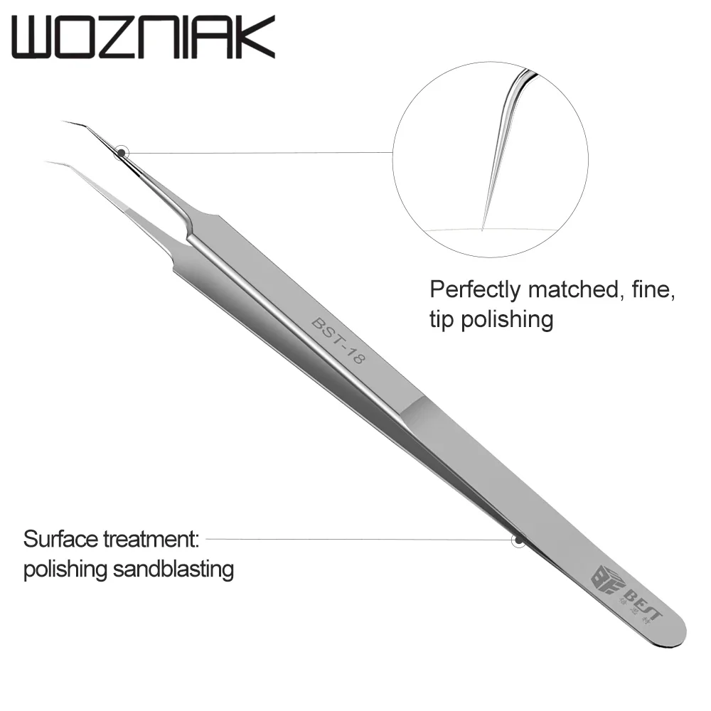 BEST-18 Newest High Quality CE Eyebrow Plucker Good Electric Eyebrow Personalized Cheap Tweezers Eyelash Extension Jump Tweezer