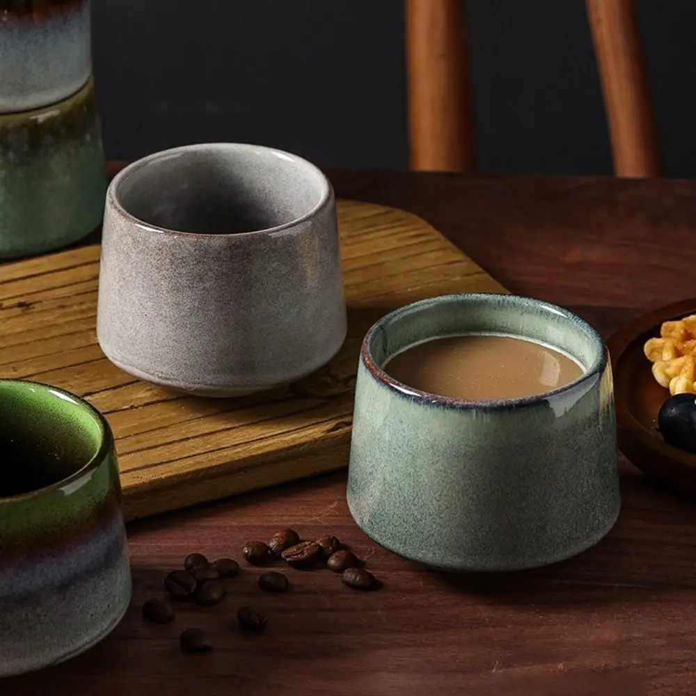 Ceramic Japanese Matcha Tea Cup Food Grade Smooth Matcha Bowl Large Capacity Reusable Green Tea Maker Cup for Art