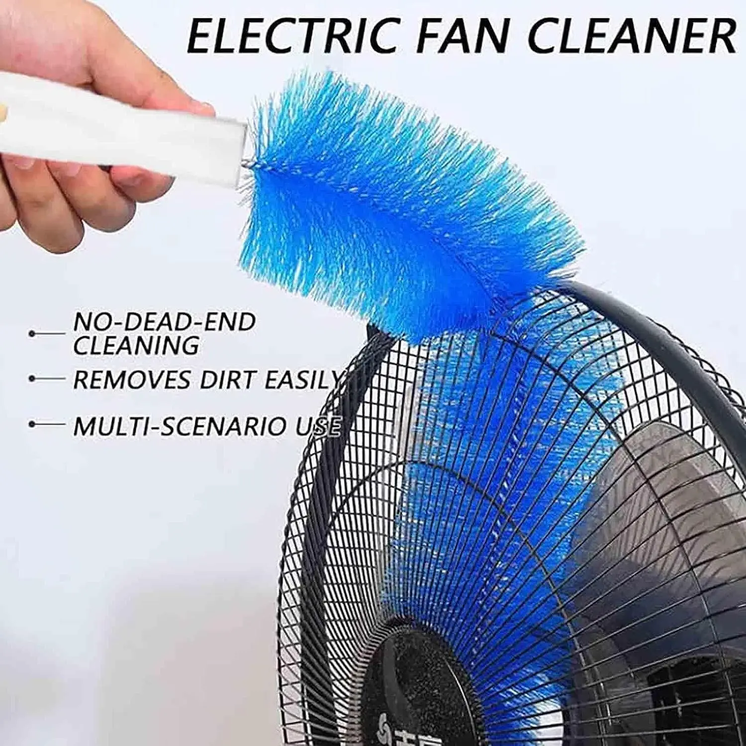 1pc Bendable Long Handle Fan Cleaning Brush, Multi-purpose Duster For Air  Conditioner, Fan, And Computer Keyboard Clean