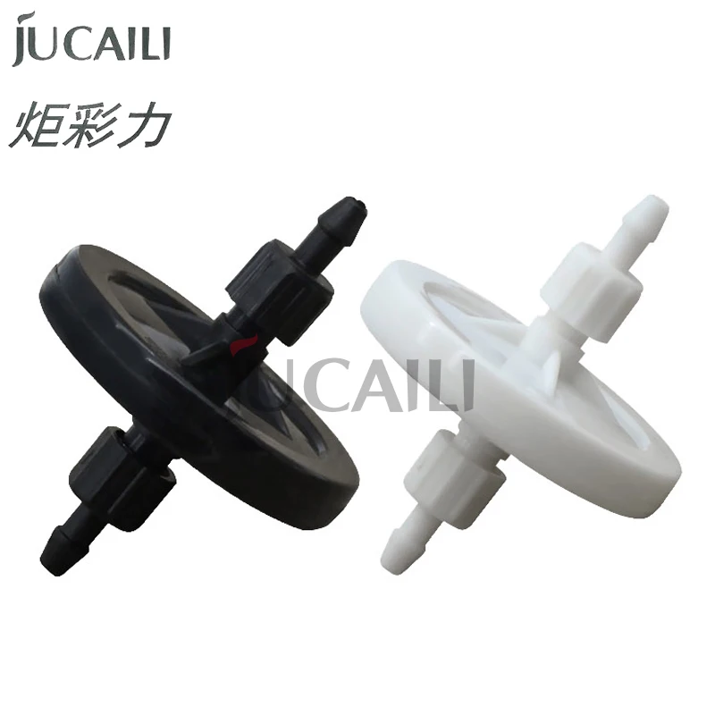 

JCL 2pcs 45mm Big Ink Filter Damper for Konica Xaar Ricoh Polaris UV/Eco Solvent Head for Inkjet Printer