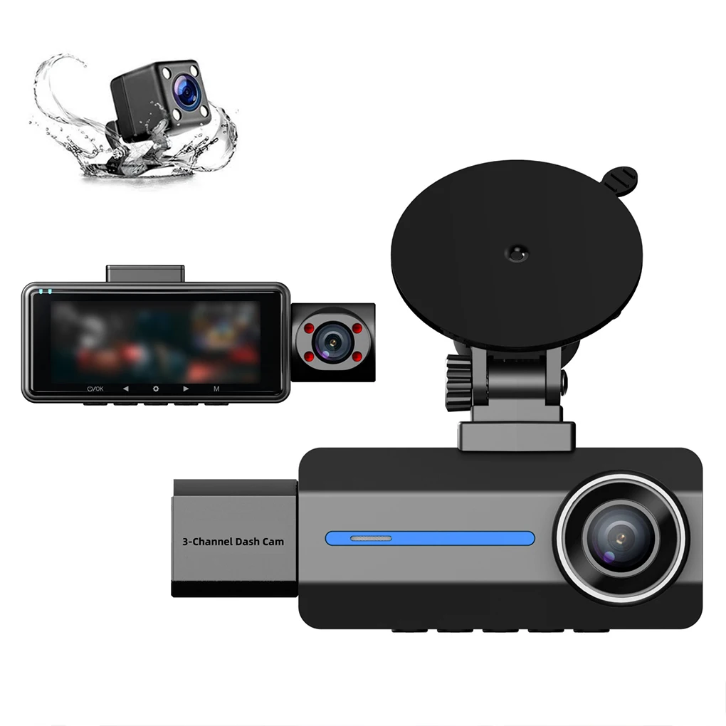 Infrared Fornight Forvision Effects For Car Dash Cam 1440P Dash Cam With Built-in Front And Rear