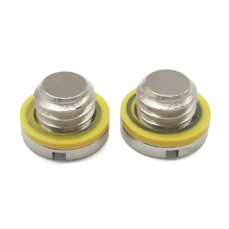 Marine Drain Plug Screw Kits 2 x 10-79953Q2 for Mercury MERCRUISER Replaces 10-79953A2 18-2244 22420 10-79953Q04 Outboard Engine Parts