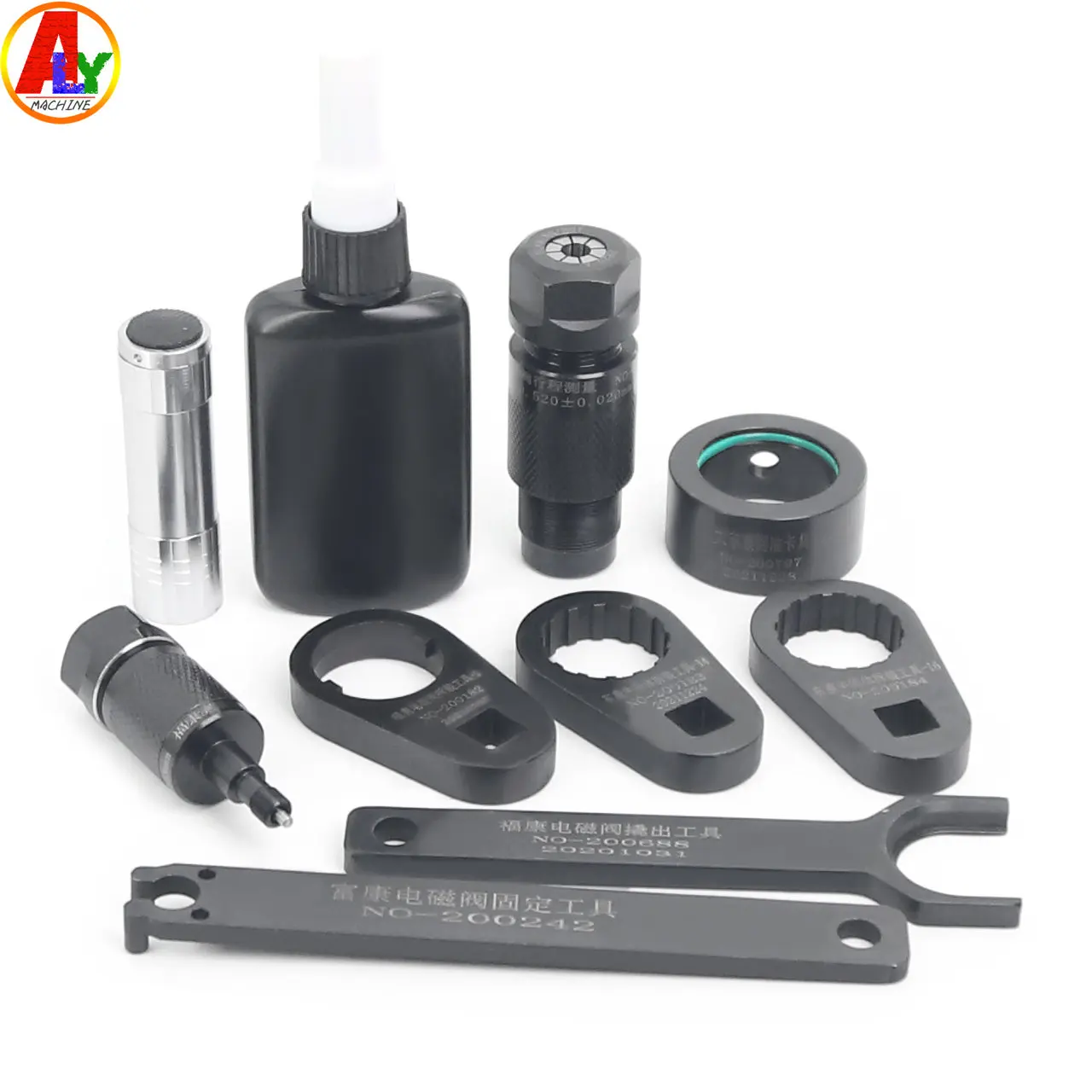 Common Rail Injector Dismantling Disassemble Tool Solenoid Valve Removal Measuring Tools Nozzle Cap Remove for Cummins XPI