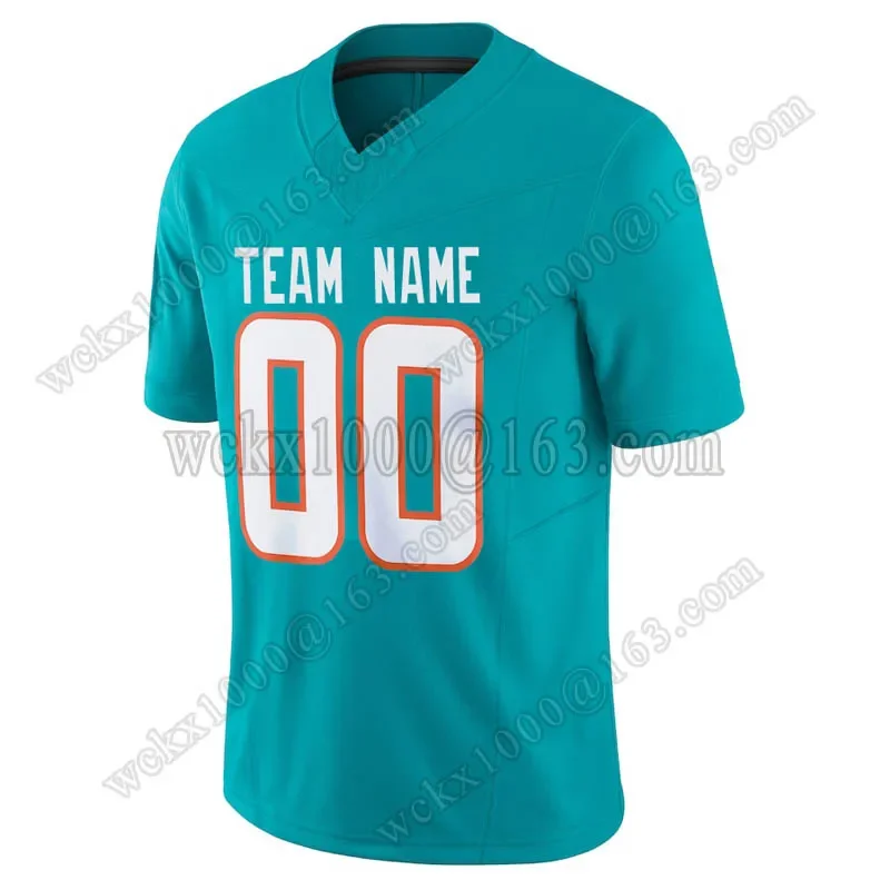 

Custom Personalize Sewn On Name No.Tua Tagovailoa Tyreek Hill Jaylen Waddle Dan Marino Griese Larry Csonka Retro FUSE Jersey